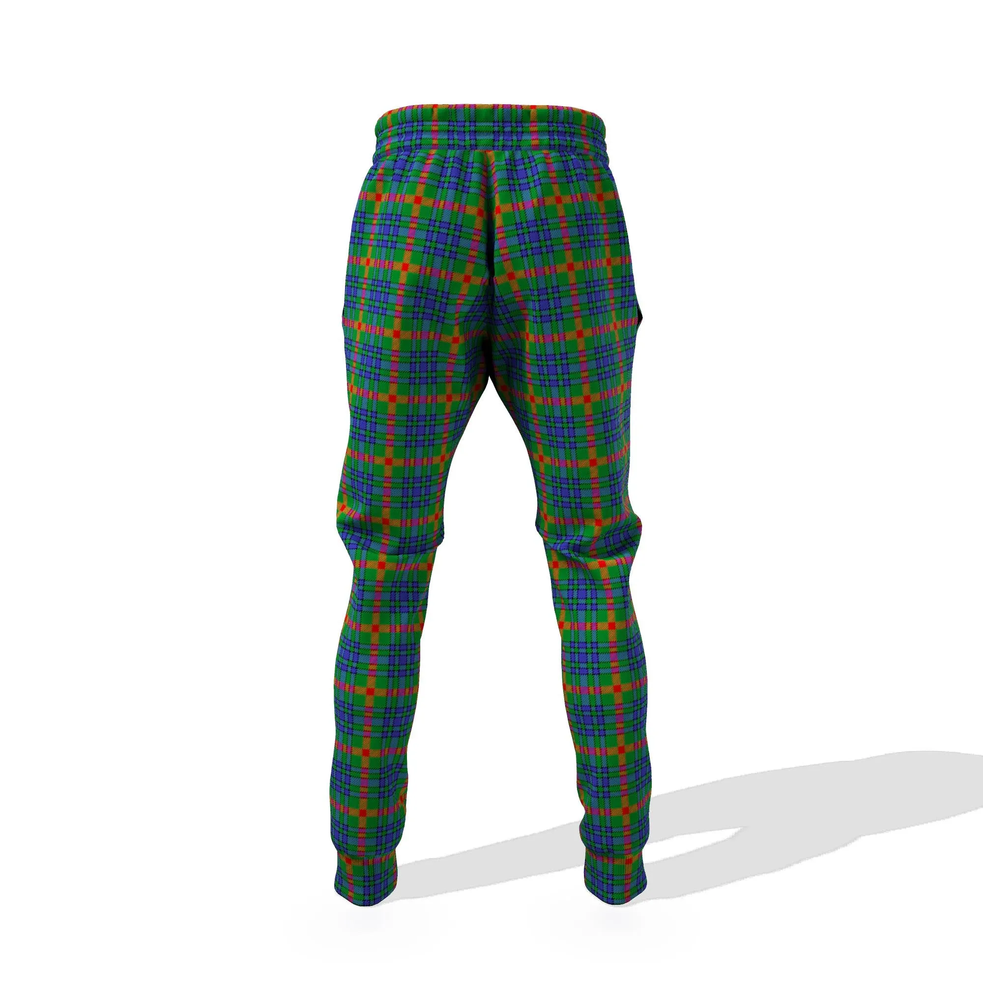 Aiton Tartan Joggers Pants with Family Crest