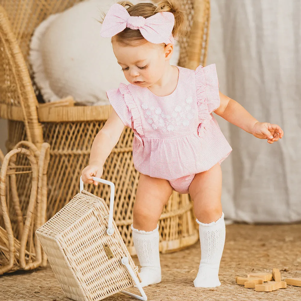 Annie Gingham Bodysuit