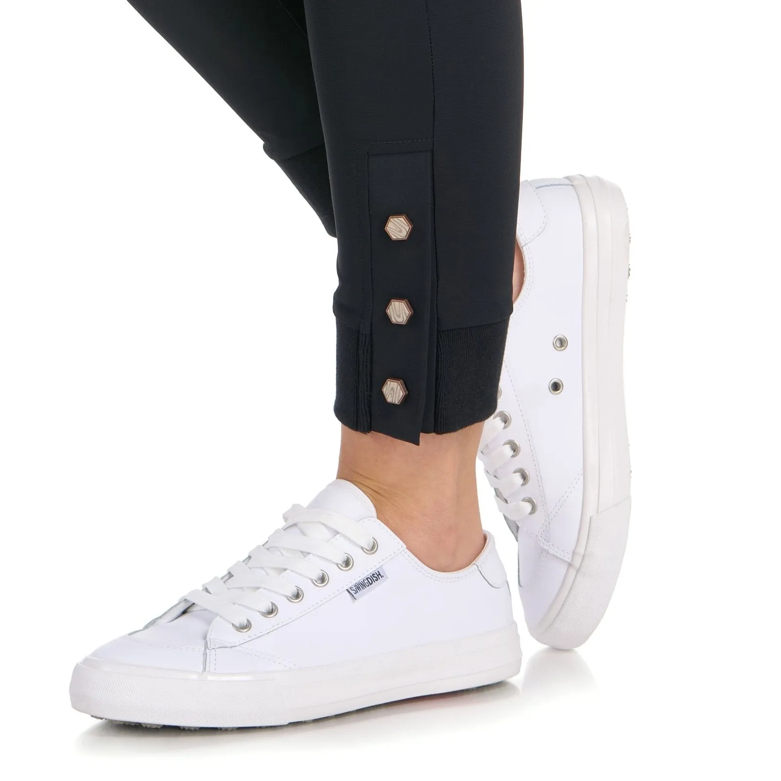 Ariana Slim Black Jogger - FINAL SALE