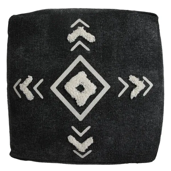 Avant-garde 34062BLK Black Pouf