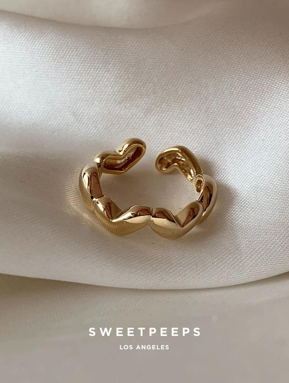 Avant-Garde Heart Ring