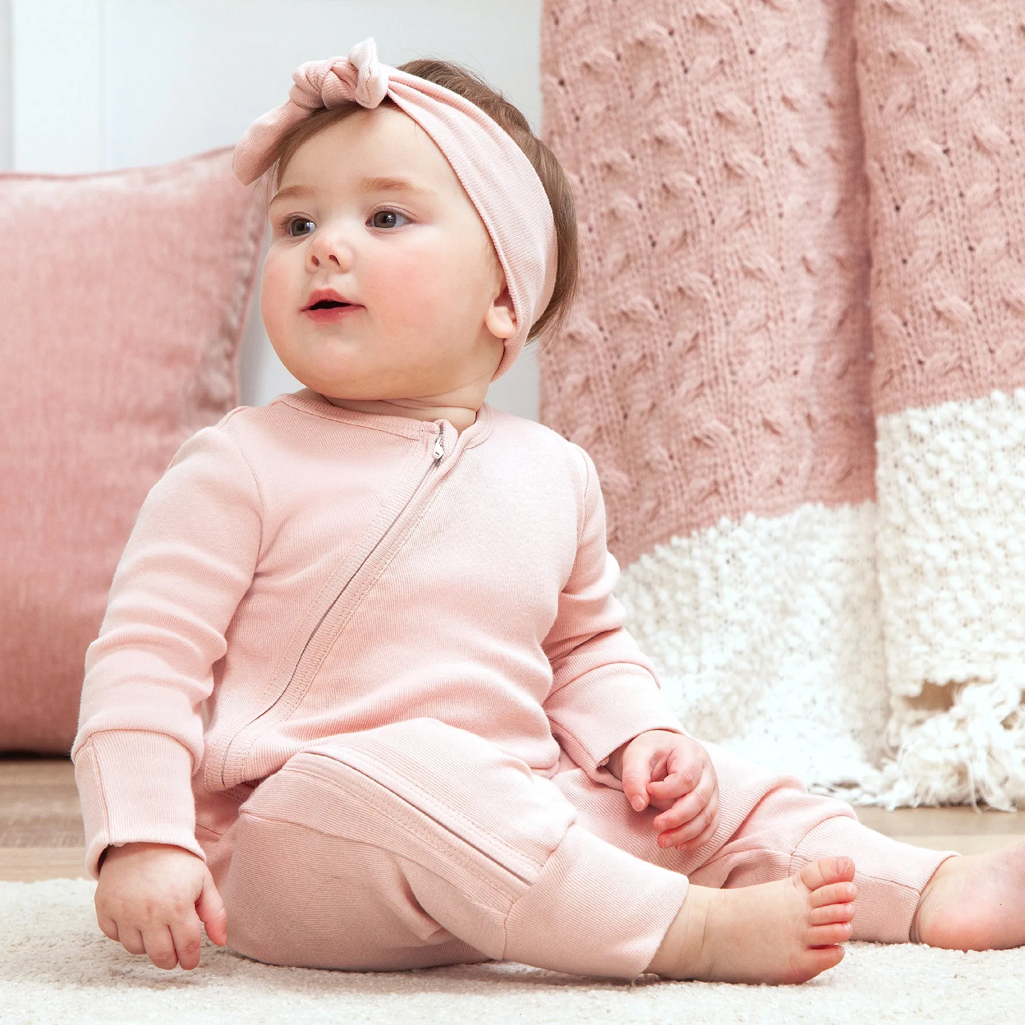Bloom Baby Girl Gift Set - 3-Piece Floral Charm