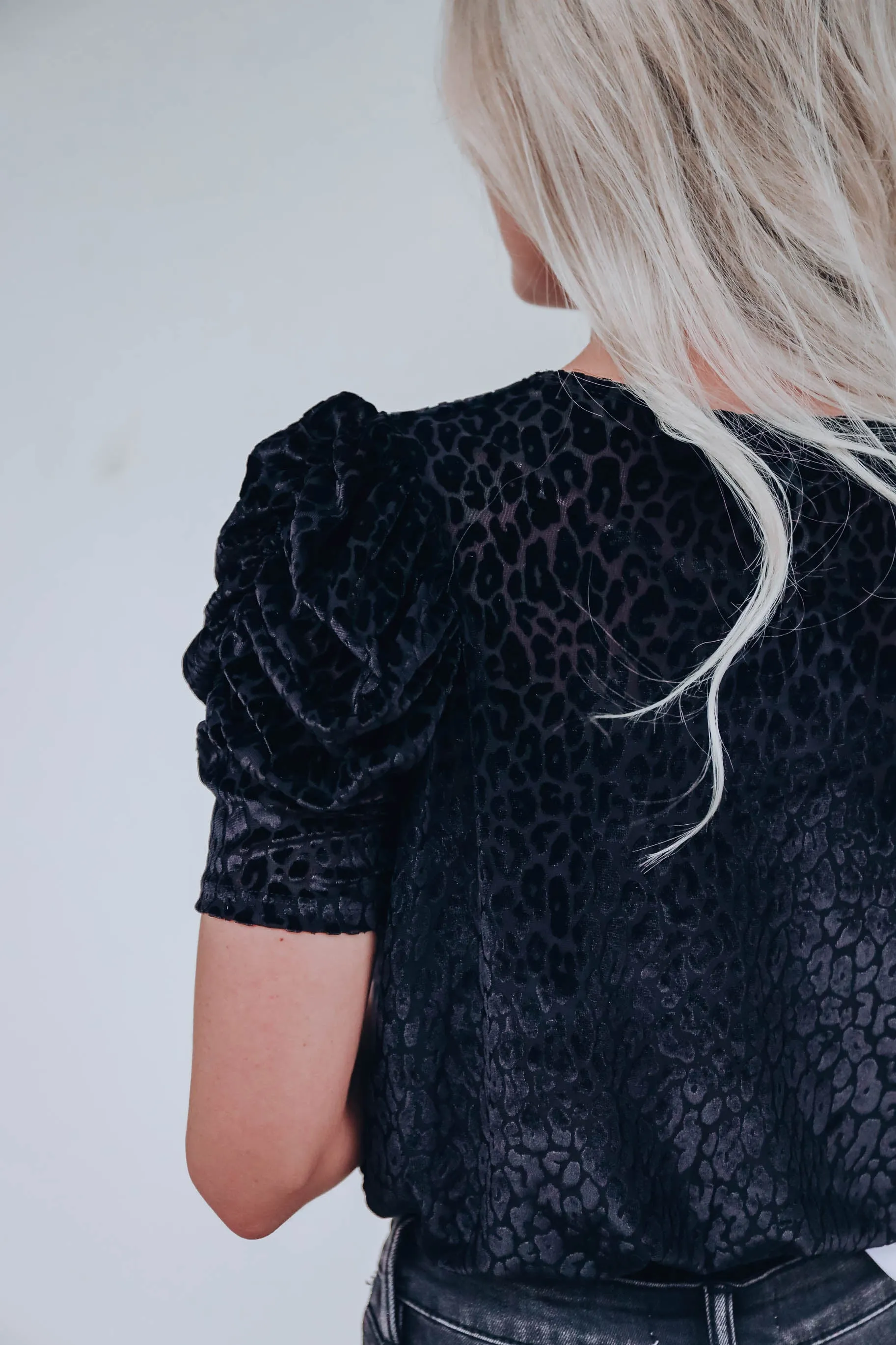 Boss Up Velvet Bodysuit -Black