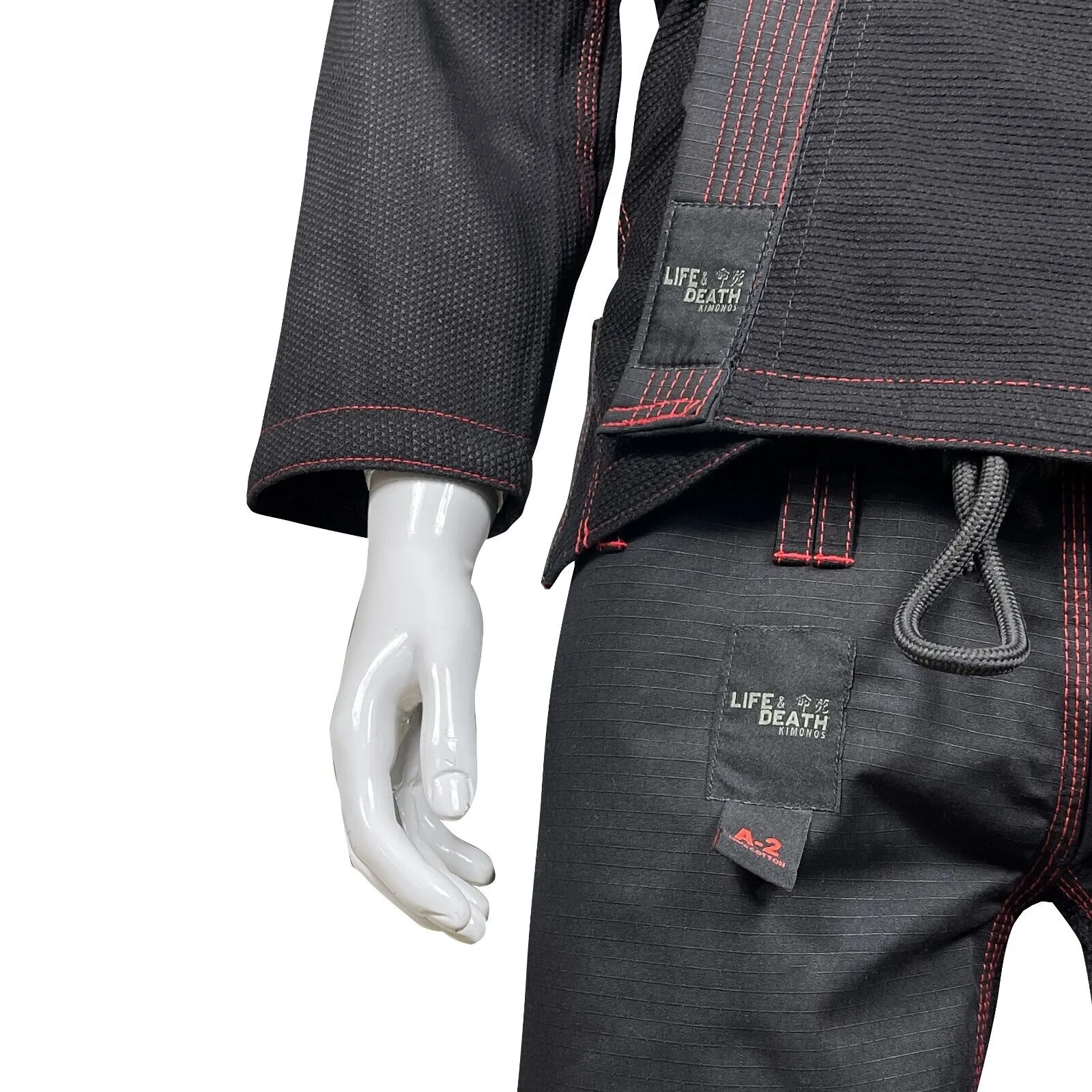BRAZILIAN JUI JITSU GI UNIFORM BLACK -450GSM