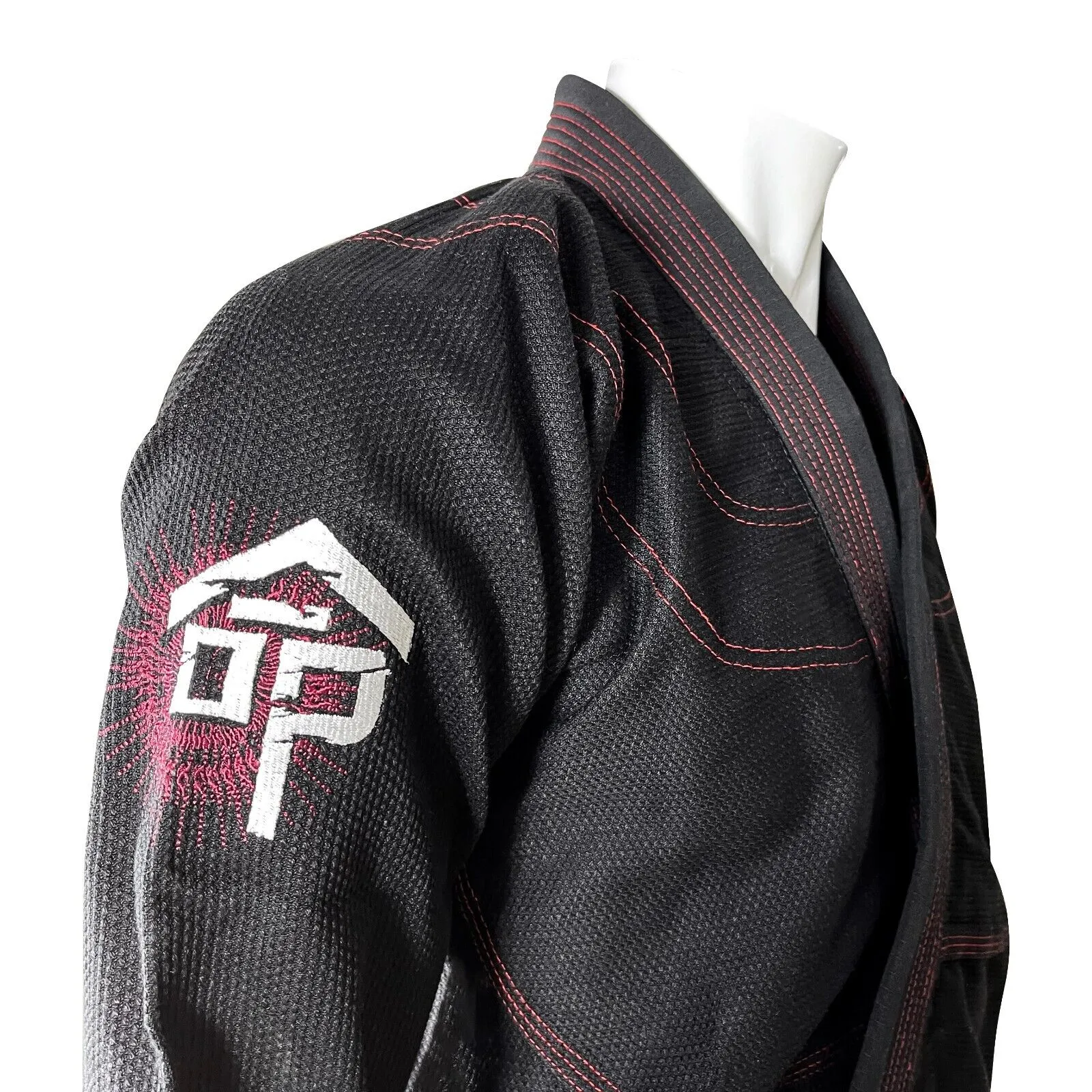 BRAZILIAN JUI JITSU GI UNIFORM BLACK -450GSM