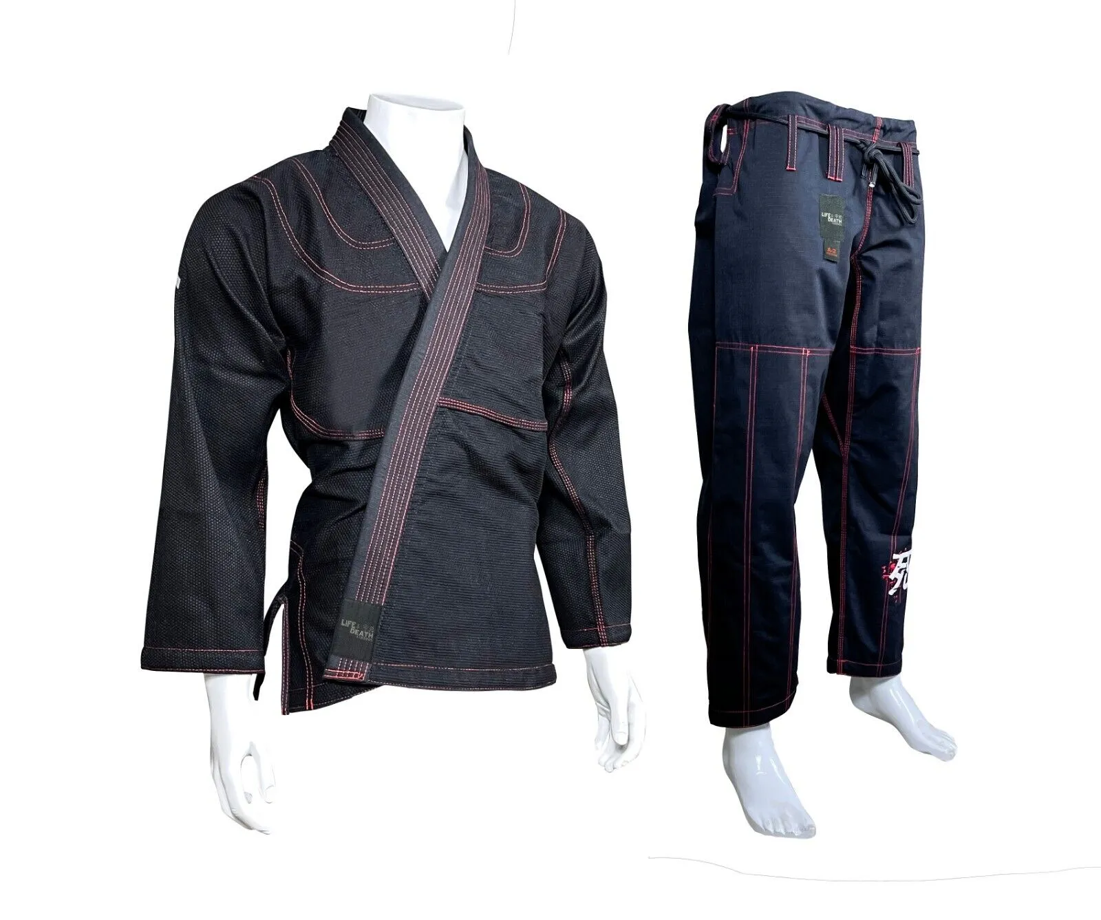 BRAZILIAN JUI JITSU GI UNIFORM BLACK -450GSM
