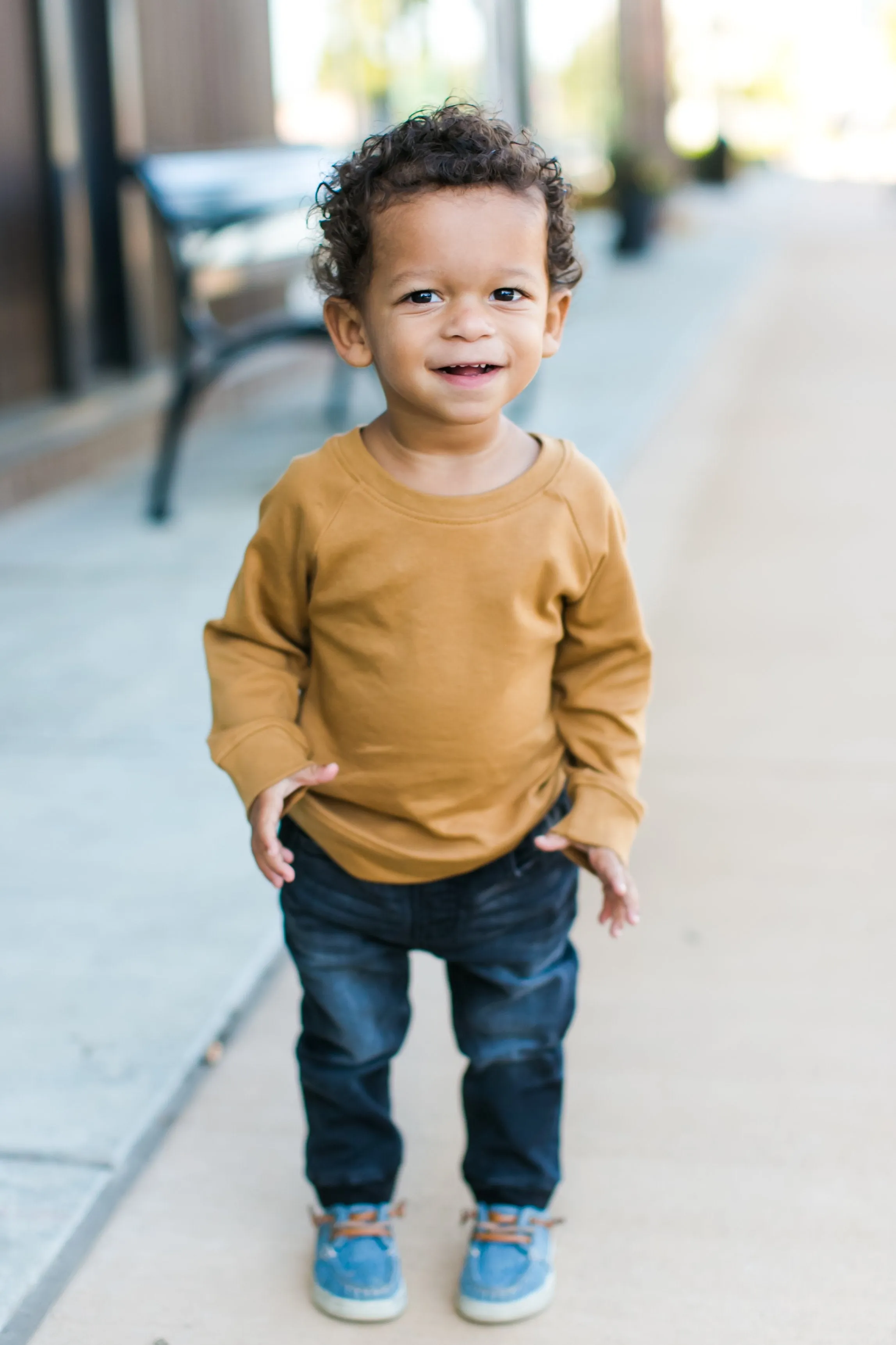 Colored Organics - Portland Pullover in Amber