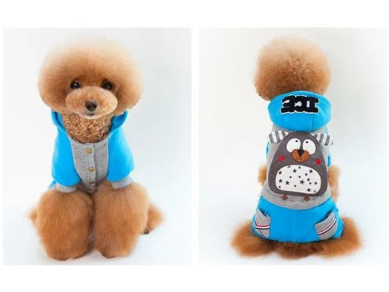 dog clothes Blue S WY-04