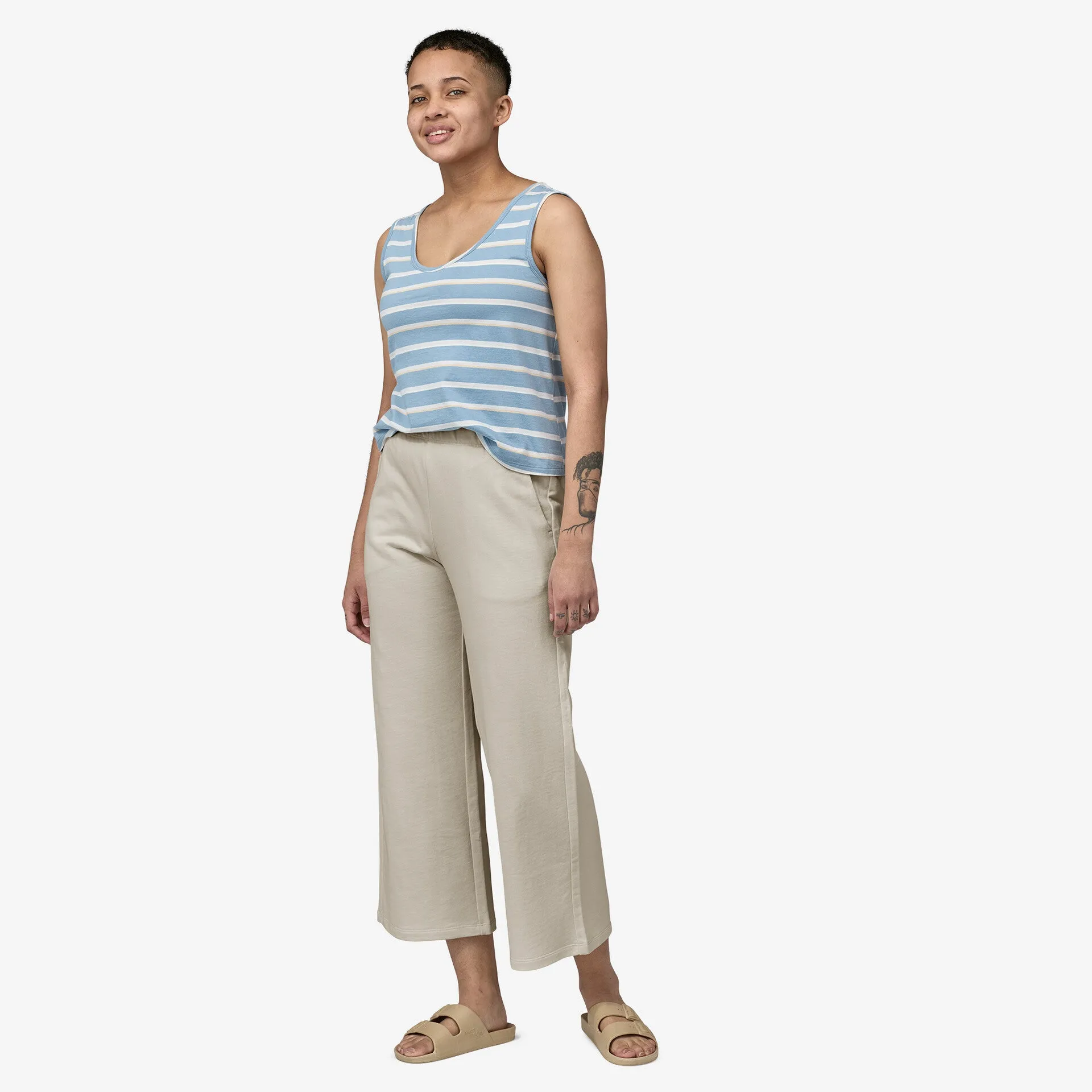 Essential Patagonia Women's Regenerative Certified Organic Cotton Pants ,  white