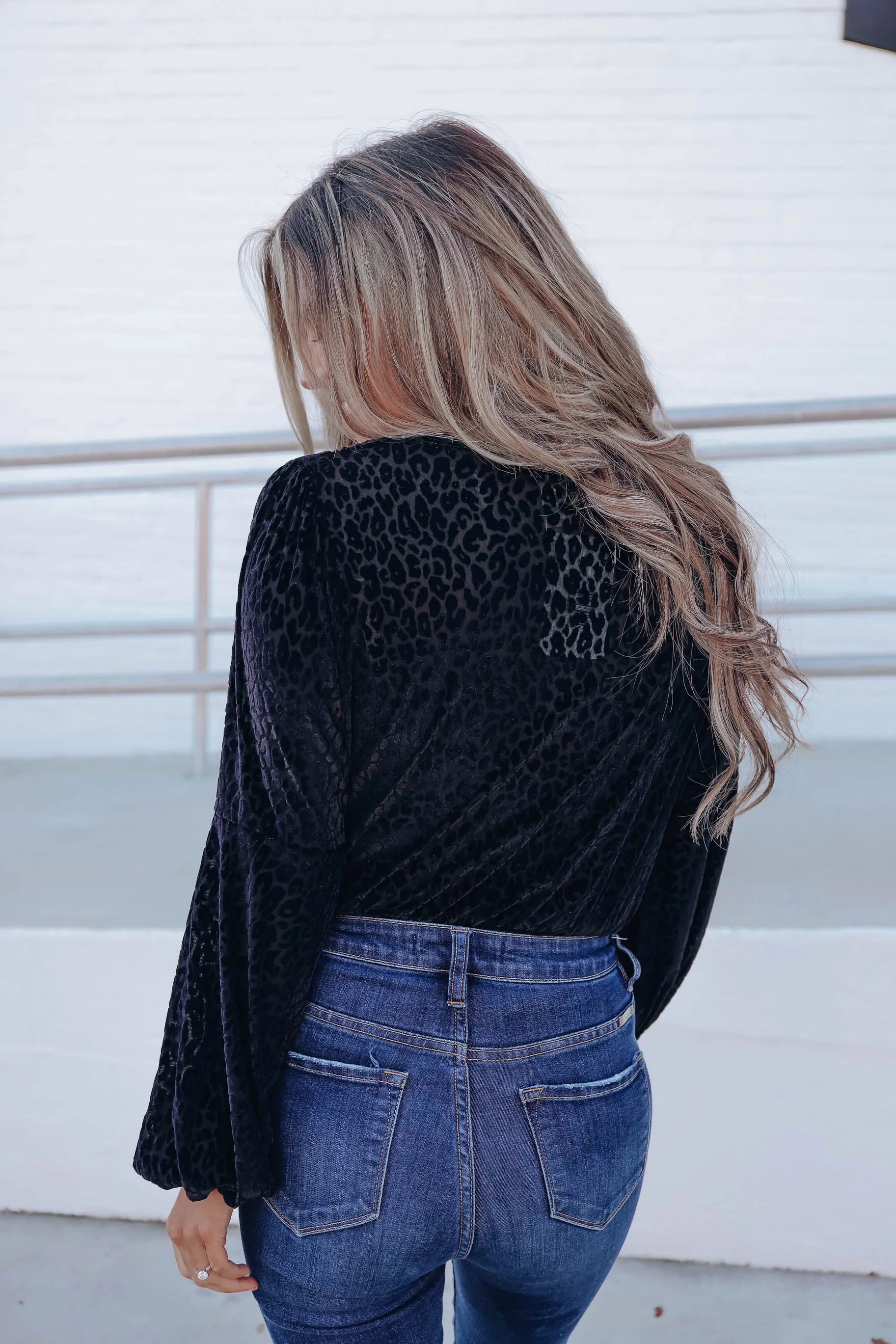Feelin' Fierce Velvet Bodysuit - Black