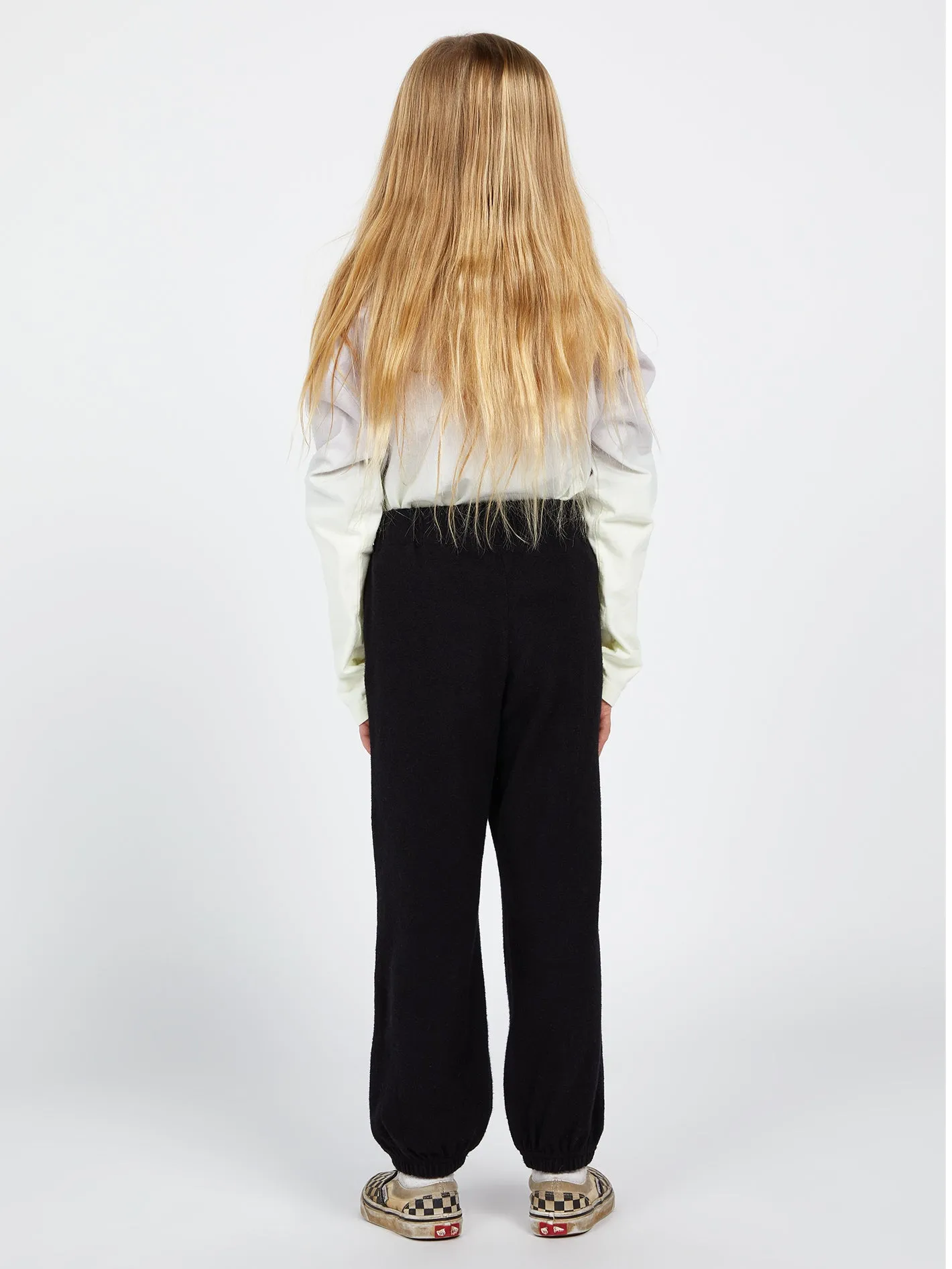 Girls Lived In Lounge Fleece Pants - Black