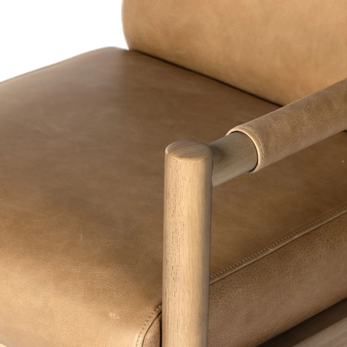 Hutton Dining Armchair, Palermo Drift Leather