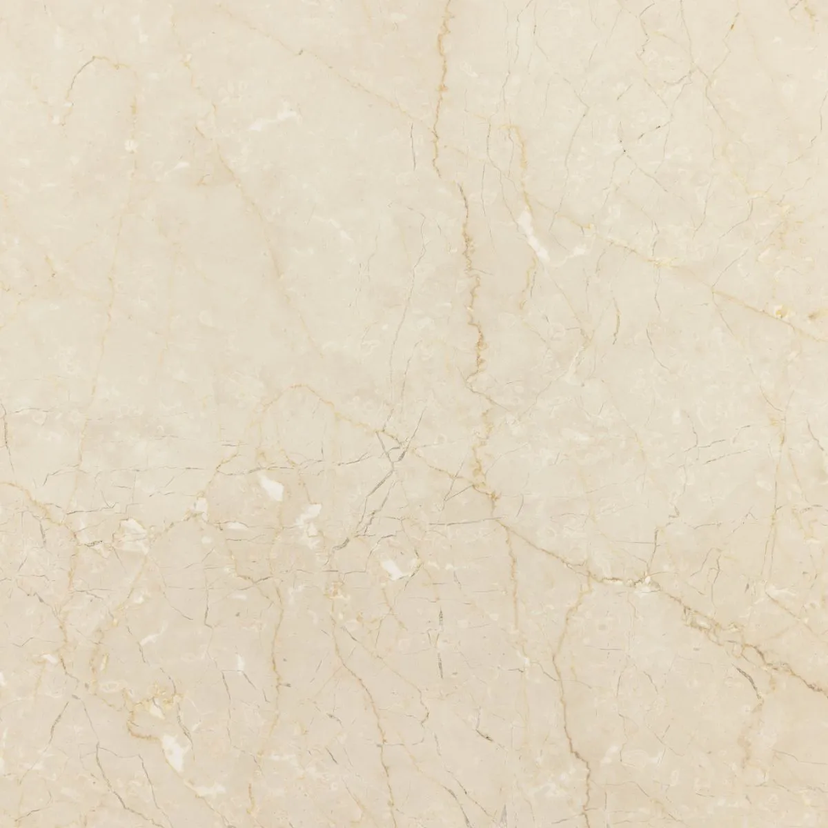 Italian Bistro-style Dining Table, Cream Marble 60"
