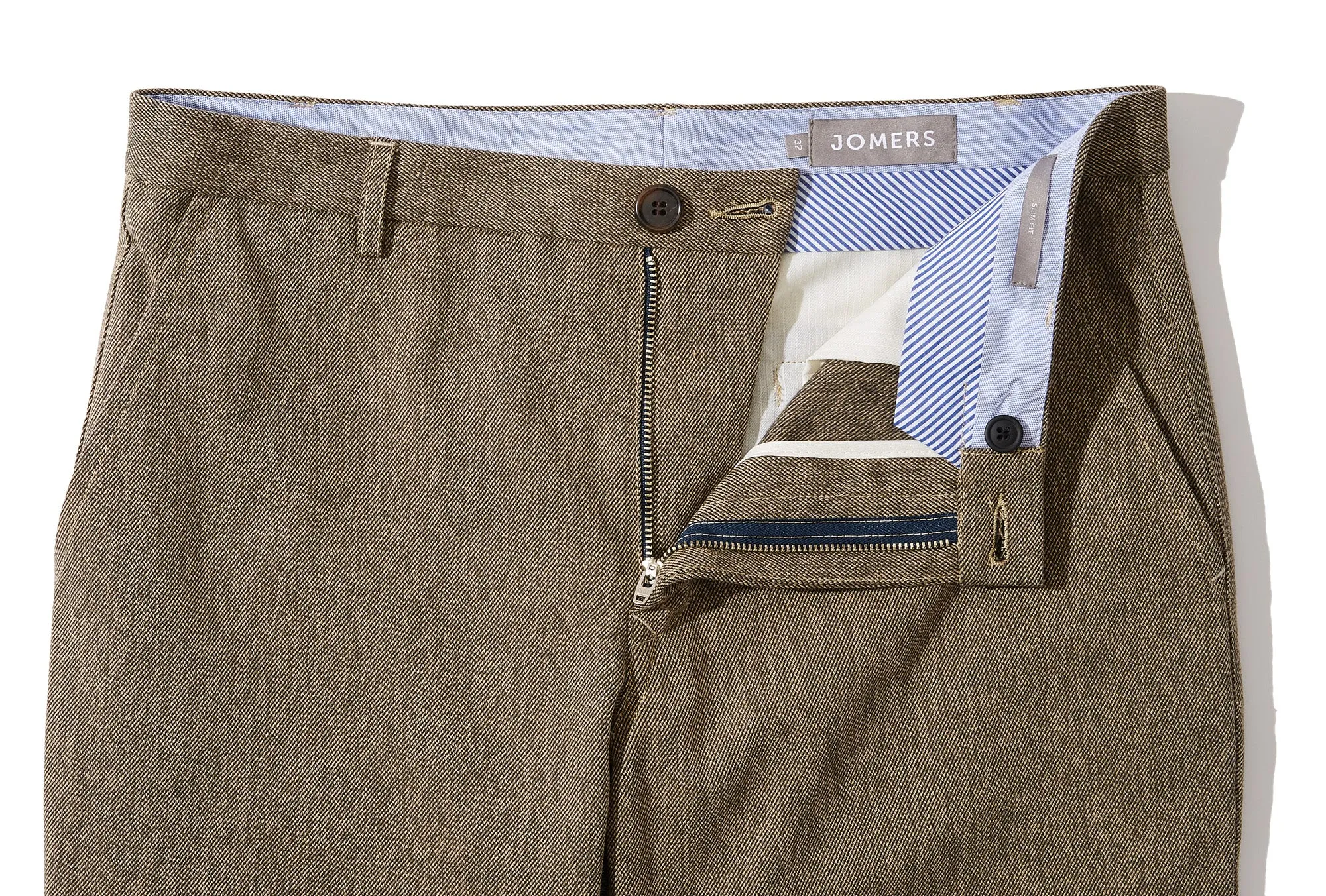 Marlo (Slim) - Brown Japanese Melange Chino
