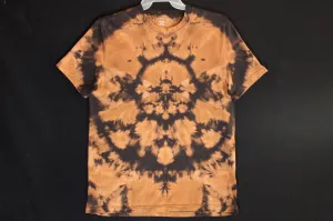 Men's reg. T shirt Monochromatic Large #2069 Mandala design $80