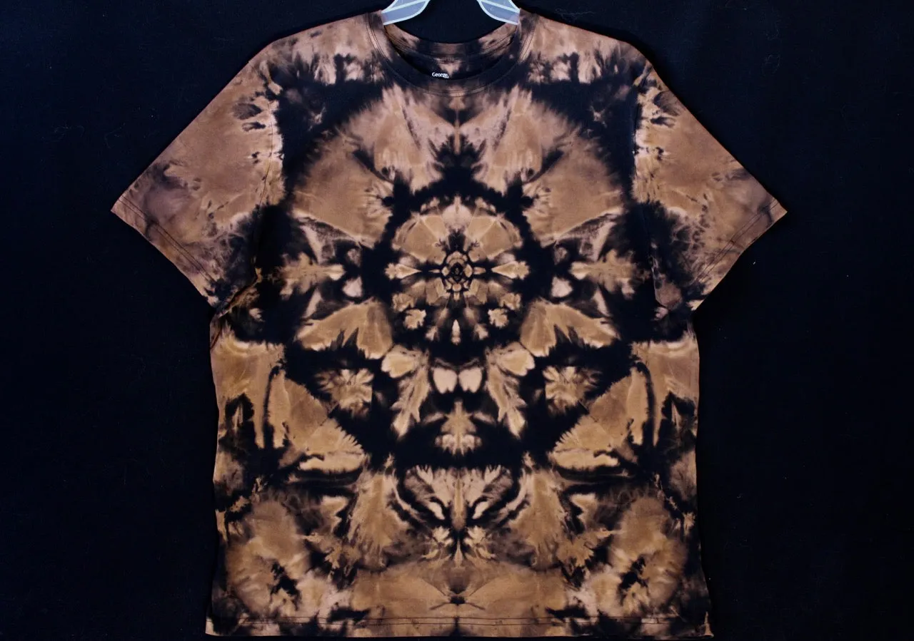 Men's reg.T shirt XXL Monochromatic #2689 Mandala design $85