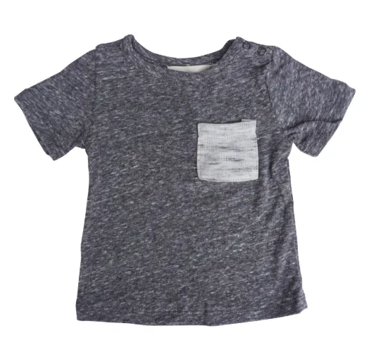 Miki Miette - Pocket Tee in Coastal Heather Grey