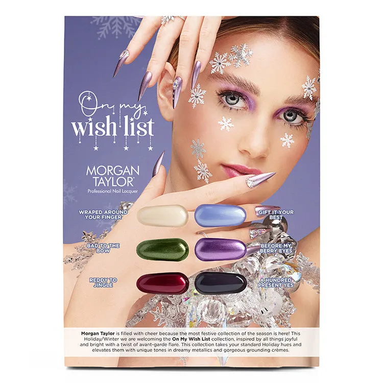 Morgan Taylor Nail Lacquer On My Wish List Collection Reddy To Jingle