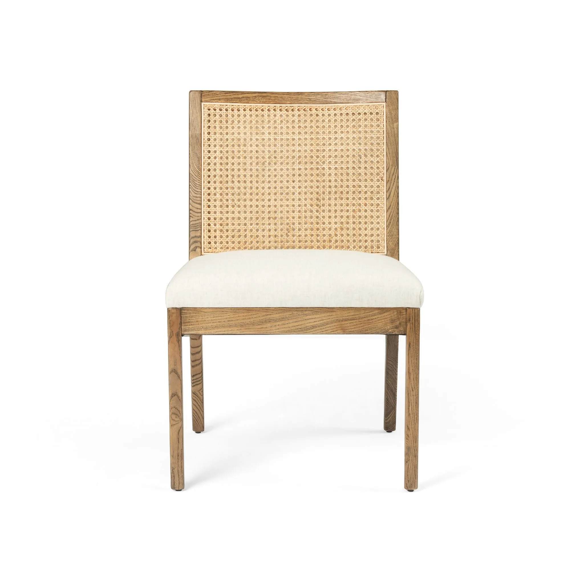 Natural Cane Armless Dining Chair