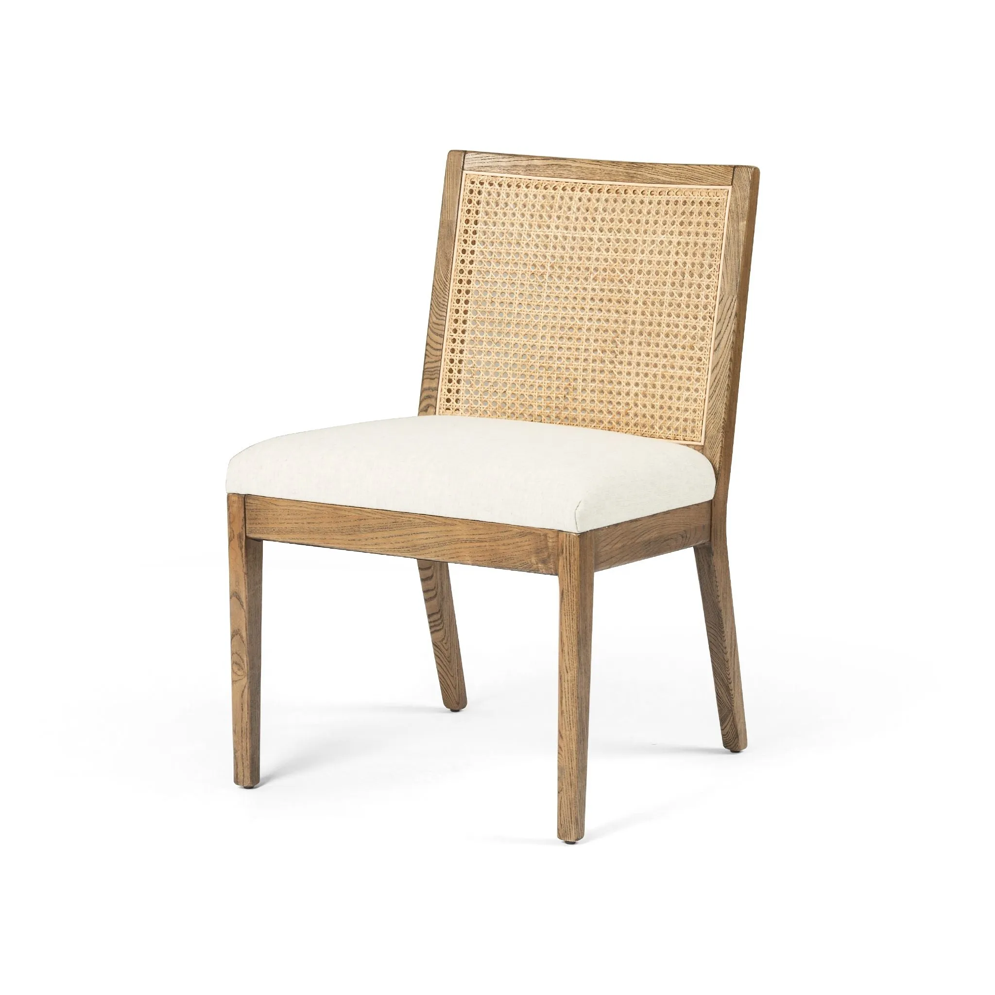 Natural Cane Armless Dining Chair