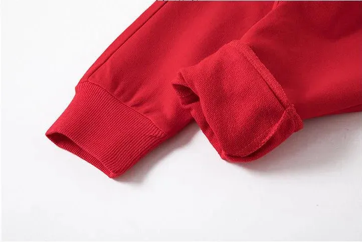 New Arrival Children's Pants Spring Cotton Lacing Pocket Jogger Sweatpants Boys Girls Clothing 2-12Years Old 1-3Pcs/Lot Trousers