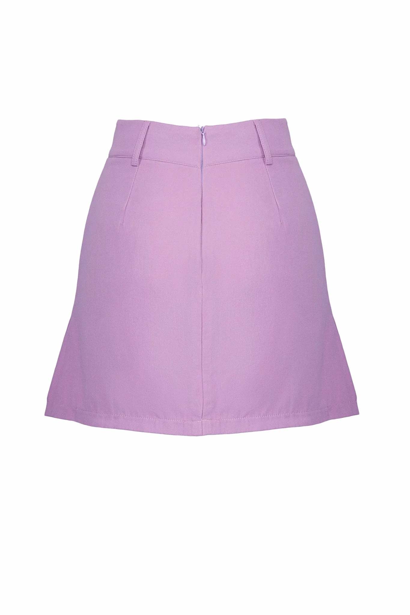 PLEATED MINI SKIRT
