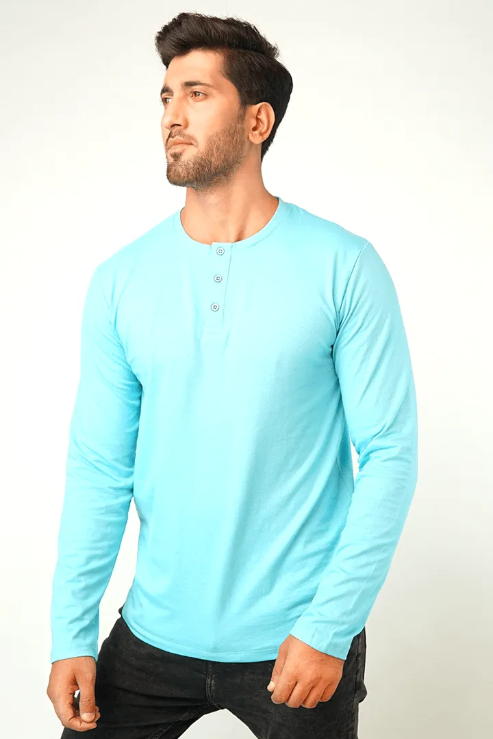 Pring Full Sleeve Henley T-Shirt