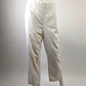Sigrid Olsen Impressionist White Cropped Pants 10/31