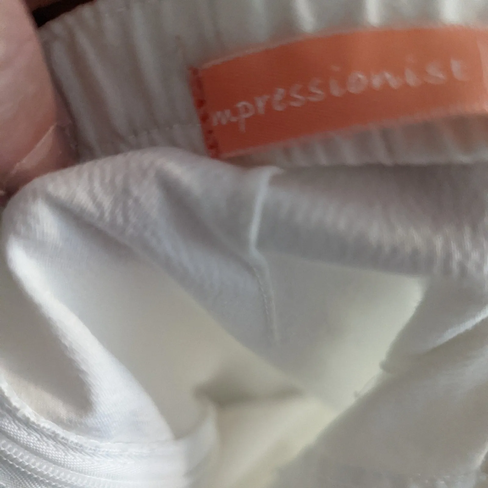Sigrid Olsen Impressionist White Cropped Pants 10/31