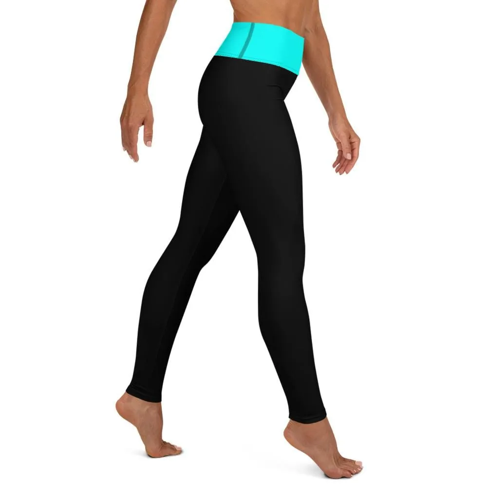 Turquoise Athletic ~ High-Waist Leggings