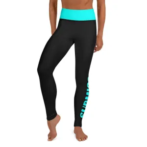 Turquoise Athletic ~ High-Waist Leggings