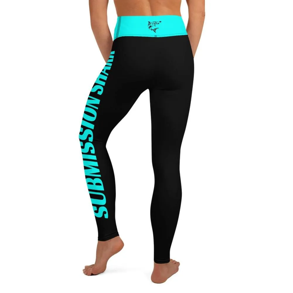 Turquoise Athletic ~ High-Waist Leggings