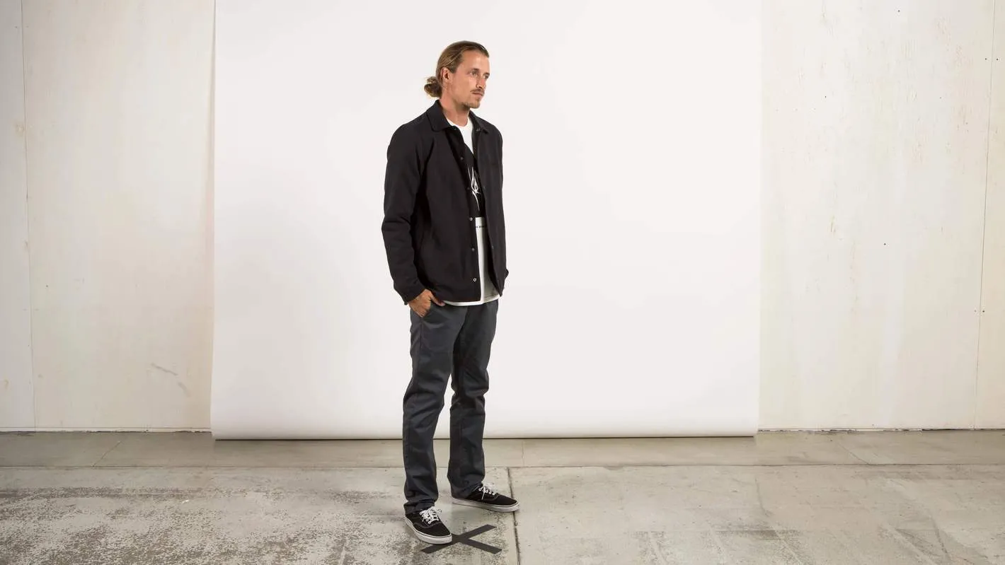 Volcom Frickin Modern Stretch Pant - Charcoal
