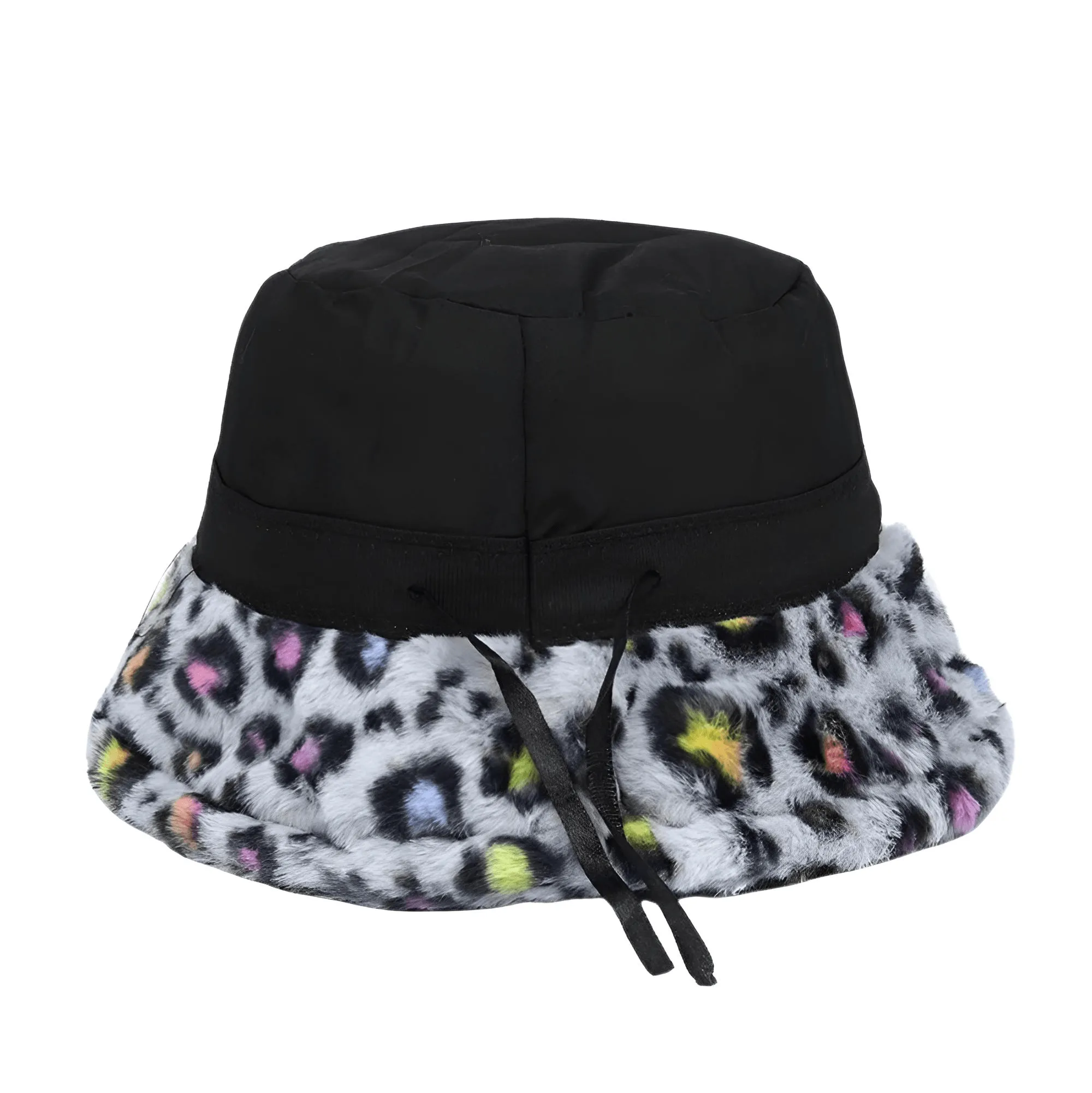 Warm Faux Fur Bucket Hats Women Men Fluffy Thick Faux Rabbit Hair Hats