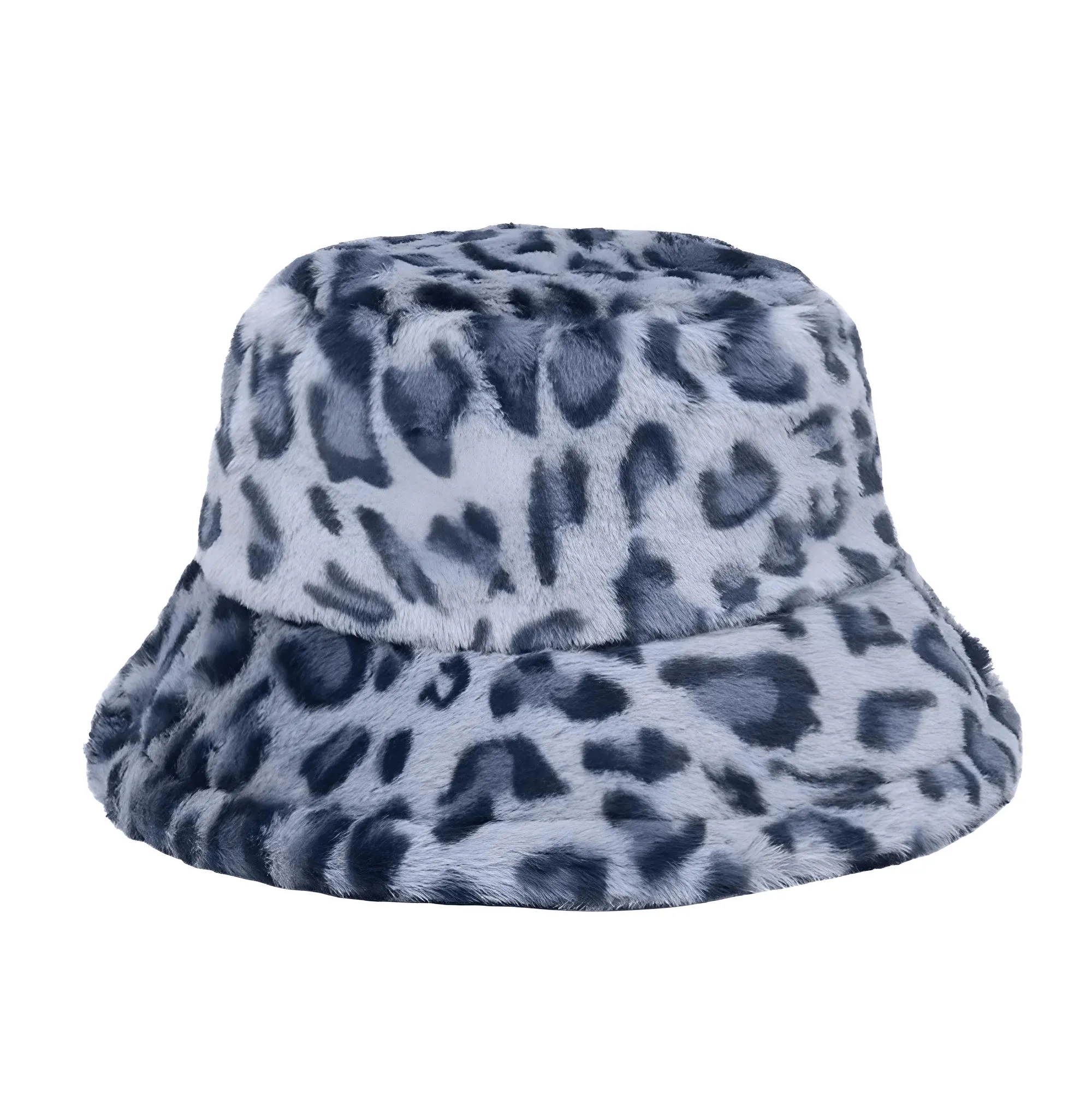 Warm Faux Fur Bucket Hats Women Men Fluffy Thick Faux Rabbit Hair Hats