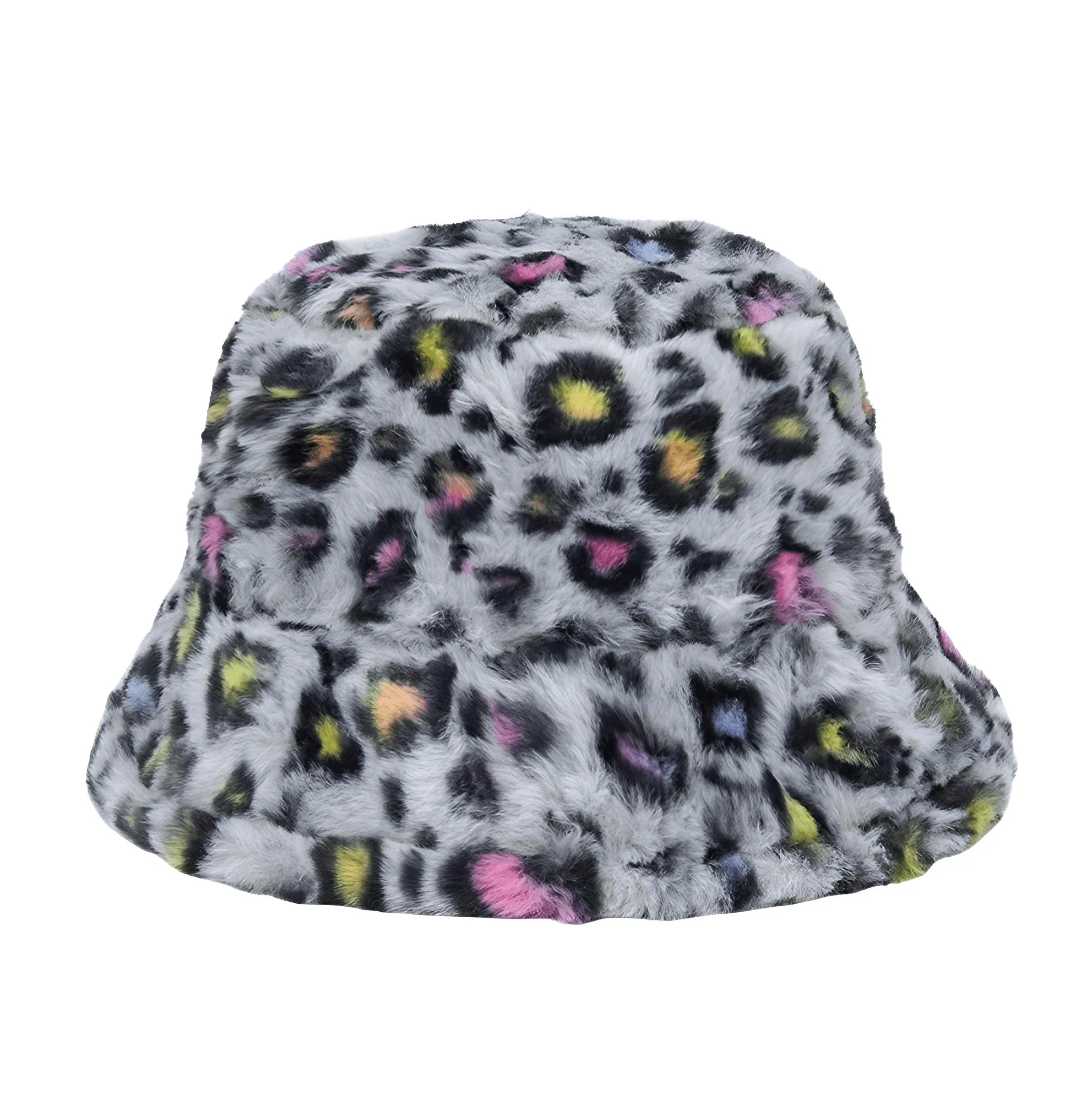 Warm Faux Fur Bucket Hats Women Men Fluffy Thick Faux Rabbit Hair Hats