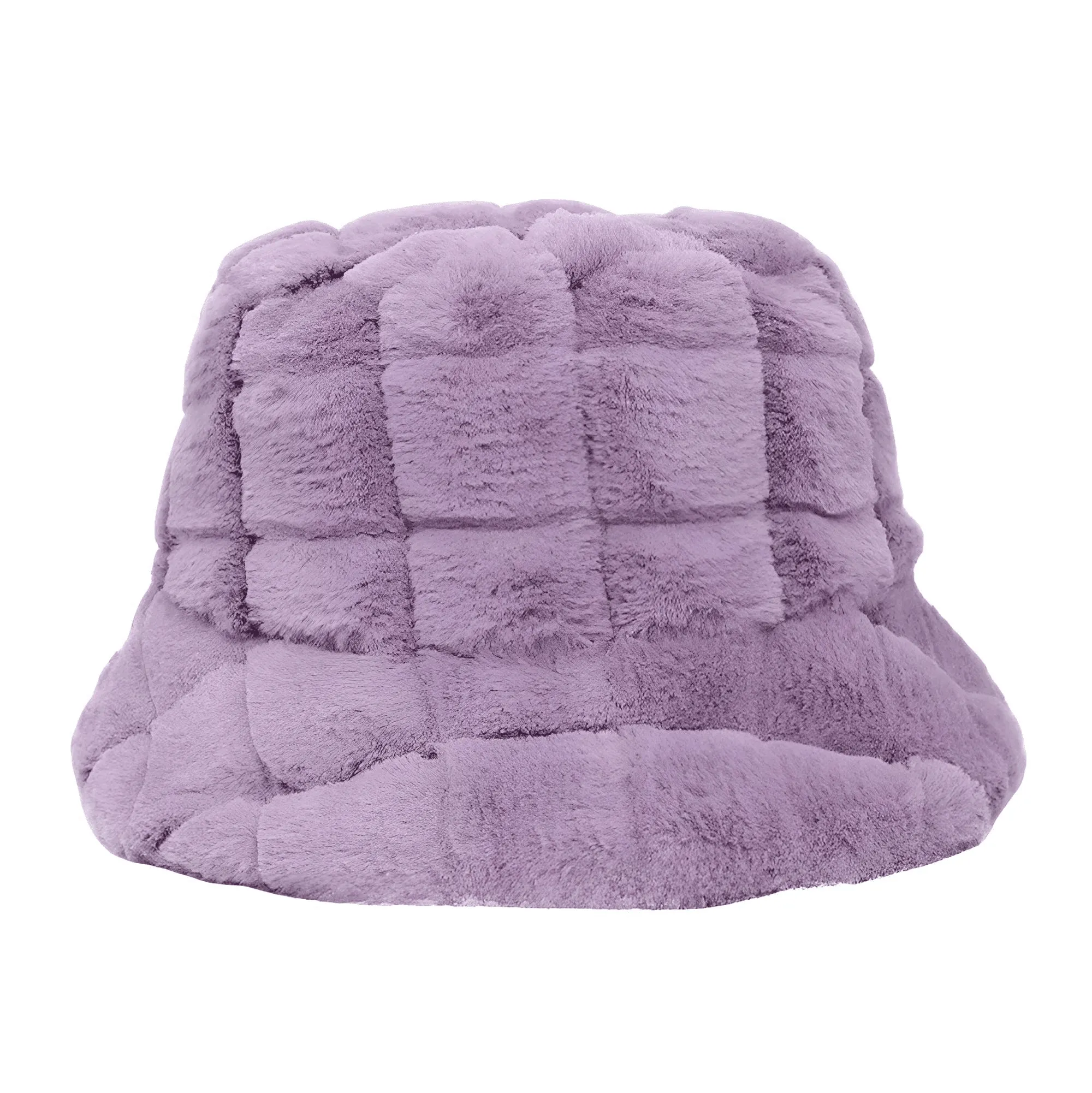 Warm Faux Fur Bucket Hats Women Men Fluffy Thick Faux Rabbit Hair Hats