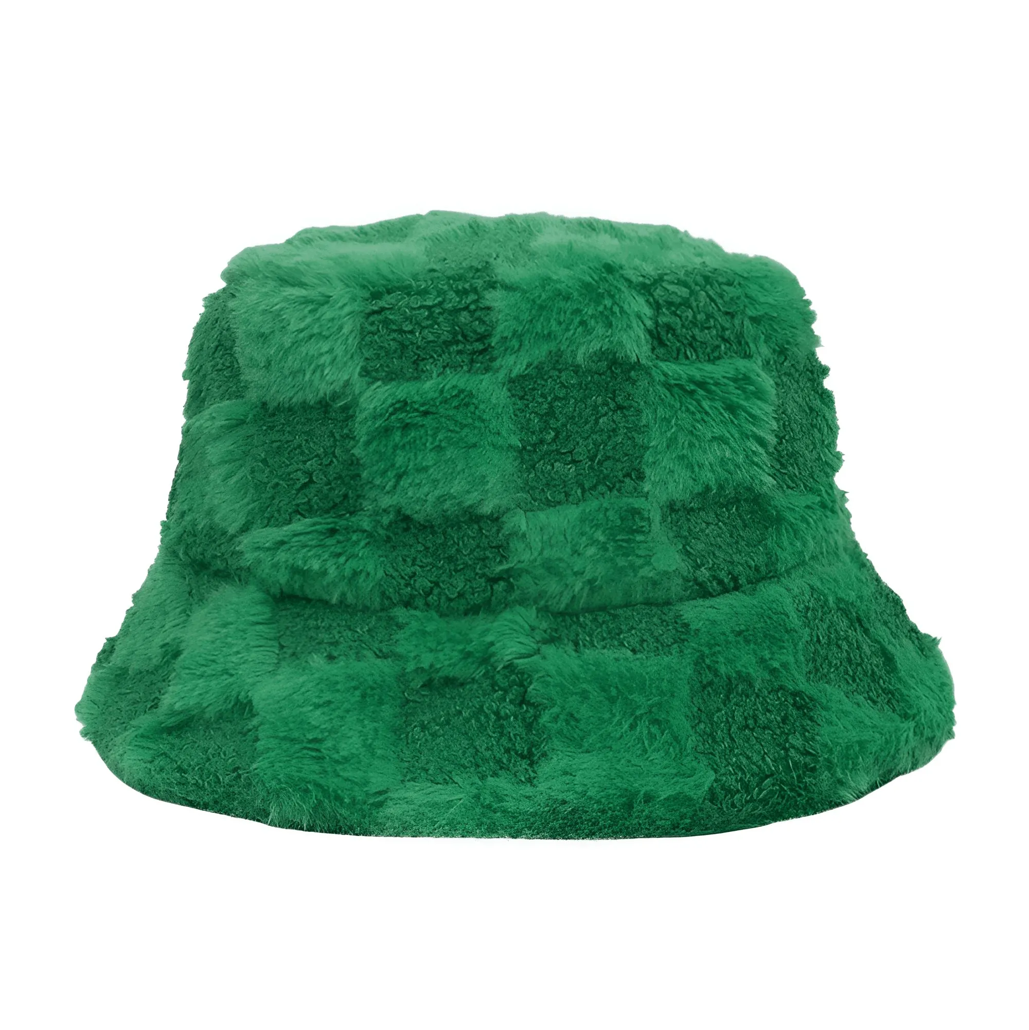Warm Faux Fur Bucket Hats Women Men Fluffy Thick Faux Rabbit Hair Hats