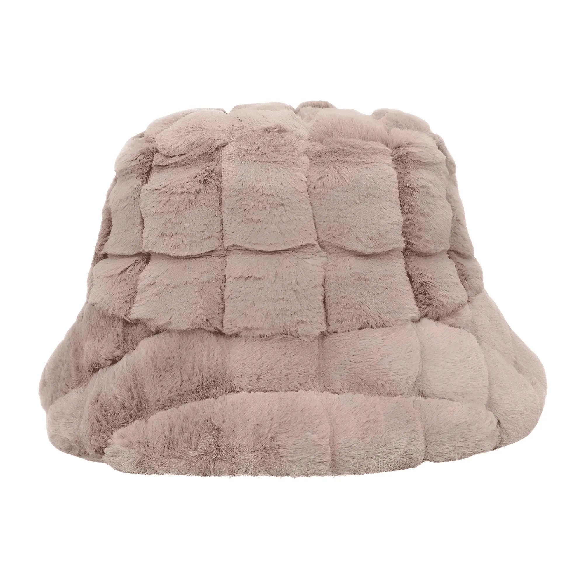 Warm Faux Fur Bucket Hats Women Men Fluffy Thick Faux Rabbit Hair Hats