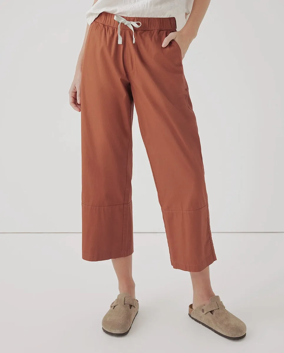 Women’s Daily Twill Crop Pant - Baked Clay